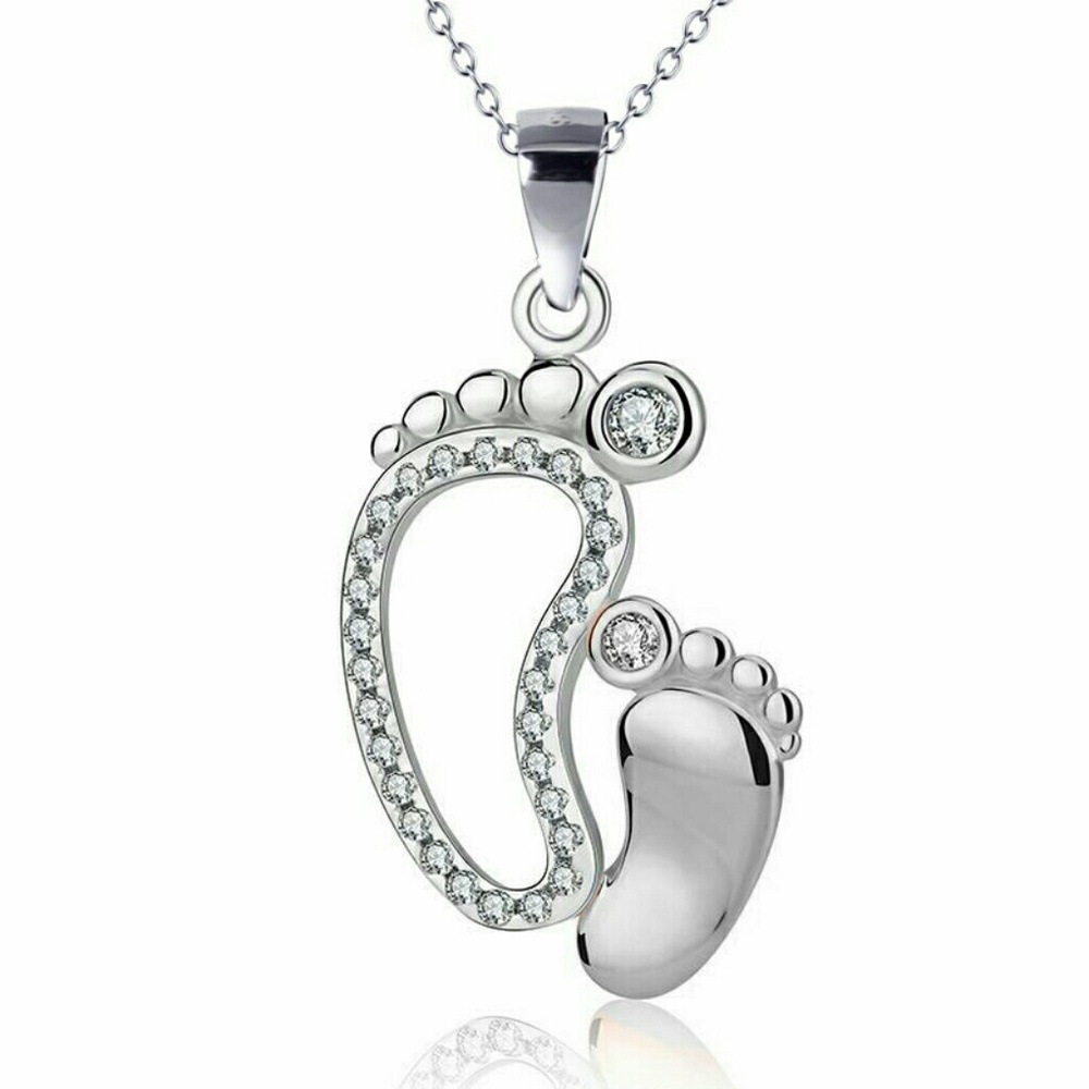 👣Footprint necklace - Picture 2 of 3